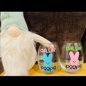 🐰 Easter wine glass set 🐰